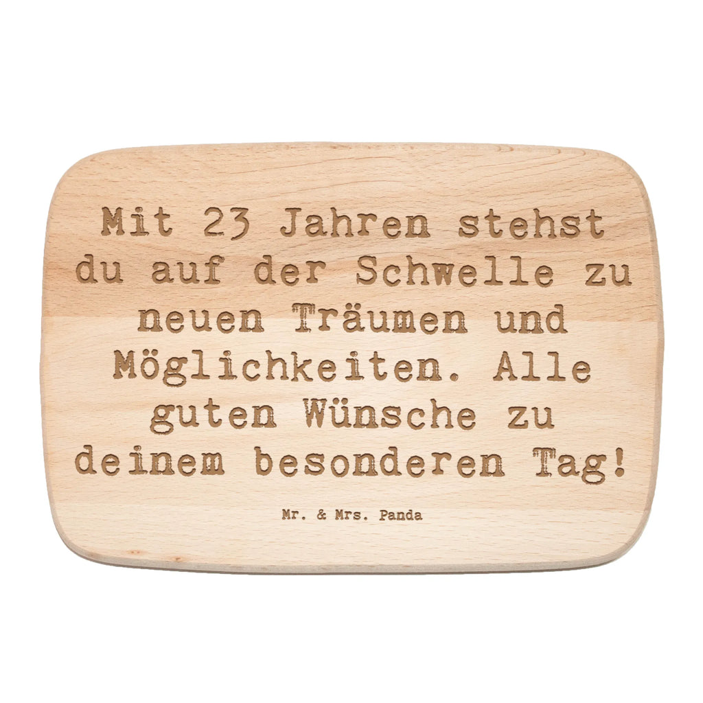 Frühstücksbrett Spruch 23. Geburtstag Frühstücksbrettchen, Küchenbrett, Frühstücksbrett, Schneidebrett, Schneidebrett Holz, Holzbrett, Geburtstag, Geburtstagsgeschenk, Geschenk