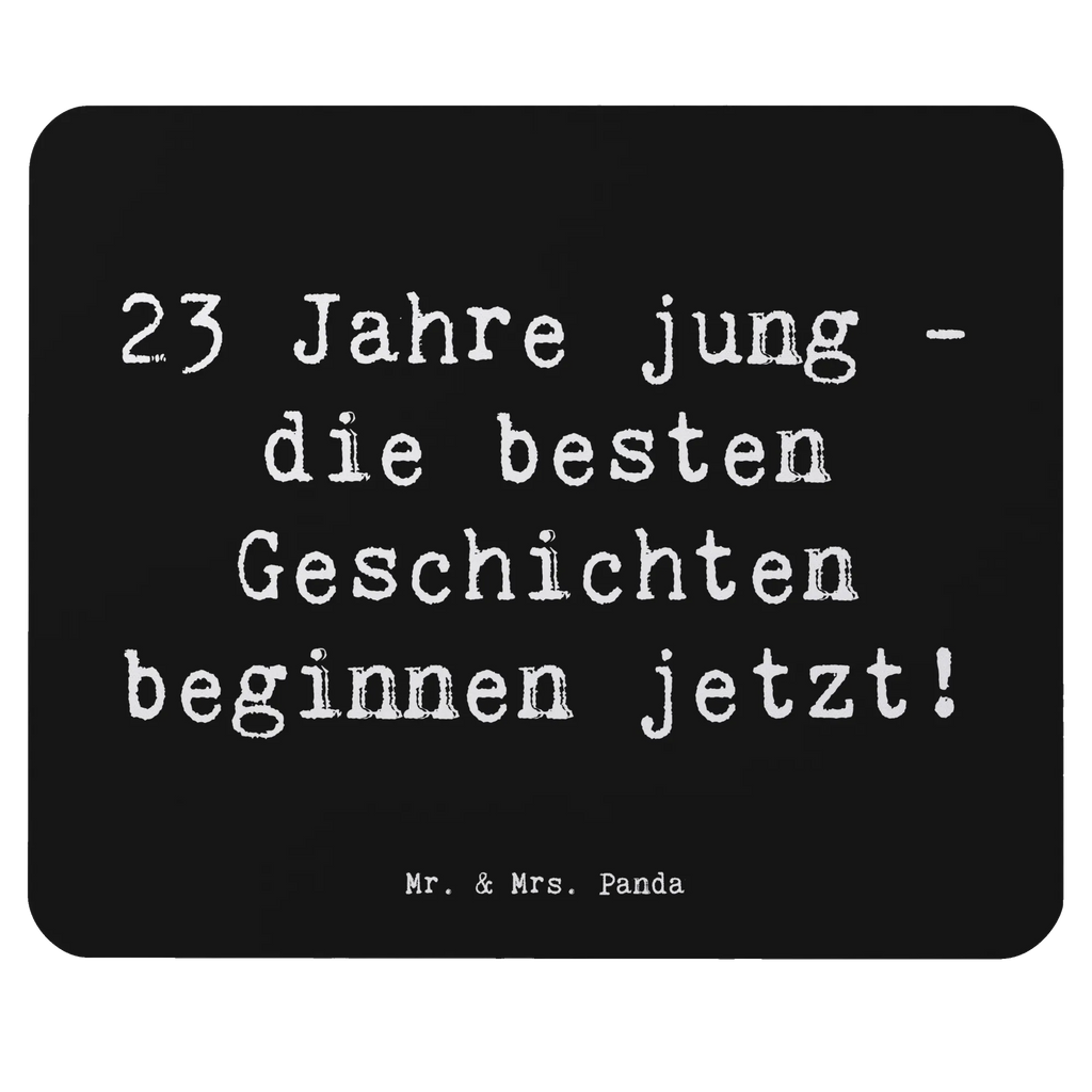 Mouse mat Saying 23 Jahre jung - die besten Geschichten beginnen jetzt! PC Zubehör, Designer Mauspad, Computer zubehör, Büroausstattung, Mausunterlage, Mousepad, Einzigartiges Mauspad, Mauspad Büro, Mauspad, Arbeitszimmer, Geburtstag, Geburtstagsgeschenk, Geschenk