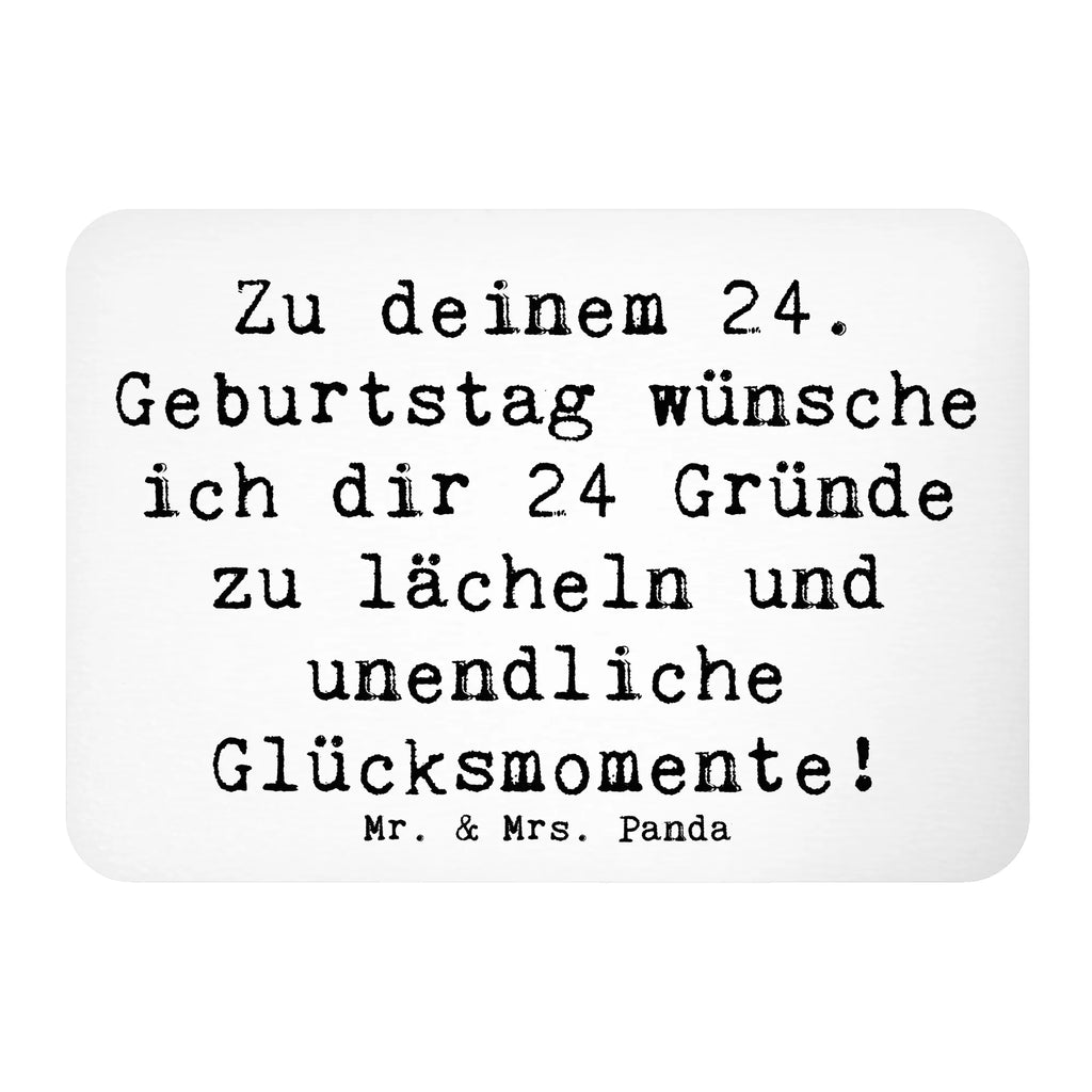Magnet Spruch 24. Geburtstag Glück Kühlschrankmagnet, Kühlschrank Dekoration, Notiz Magnet, Whiteboard Magnet, Pinnwandmagnet, Dekomagnet, Motivmagnete, Souvenir Magnet, Geburtstag, Geburtstagsgeschenk, Geschenk