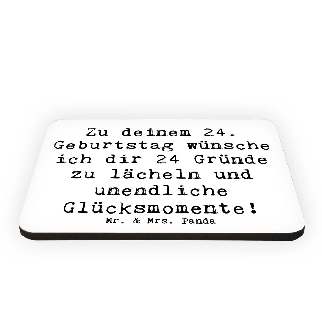 Magnet Spruch 24. Geburtstag Glück Kühlschrankmagnet, Kühlschrank Dekoration, Notiz Magnet, Whiteboard Magnet, Pinnwandmagnet, Dekomagnet, Motivmagnete, Souvenir Magnet, Geburtstag, Geburtstagsgeschenk, Geschenk