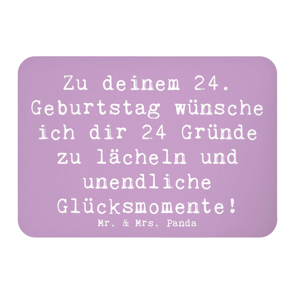 Magnet Spruch 24. Geburtstag Glück Kühlschrankmagnet, Kühlschrank Dekoration, Notiz Magnet, Whiteboard Magnet, Pinnwandmagnet, Dekomagnet, Motivmagnete, Souvenir Magnet, Geburtstag, Geburtstagsgeschenk, Geschenk