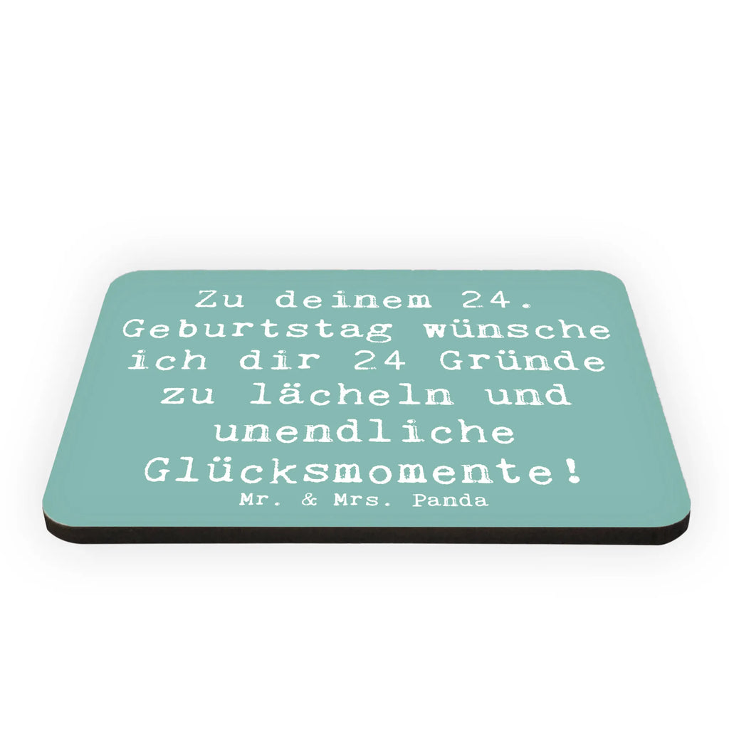 Magnet Spruch 24. Geburtstag Glück Kühlschrankmagnet, Kühlschrank Dekoration, Notiz Magnet, Whiteboard Magnet, Pinnwandmagnet, Dekomagnet, Motivmagnete, Souvenir Magnet, Geburtstag, Geburtstagsgeschenk, Geschenk