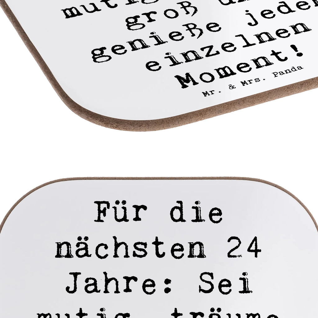 Square coaster Saying Für die nächsten 24 Jahre: Sei mutig, träume groß und genieße jeden einzelnen Moment! Untersetzer, Untersetzer Design, Untersetzer Gläser, Untersetzer für Gläser, Tassen Untersetzer, Korkuntersetzer, Glasuntersetzer, Untersetzer Holz, Bierdeckel, Holzuntersetzer, Untersetzer aus Holz, Getränkeuntersetzer, Geburtstag, Geburtstagsgeschenk, Geschenk