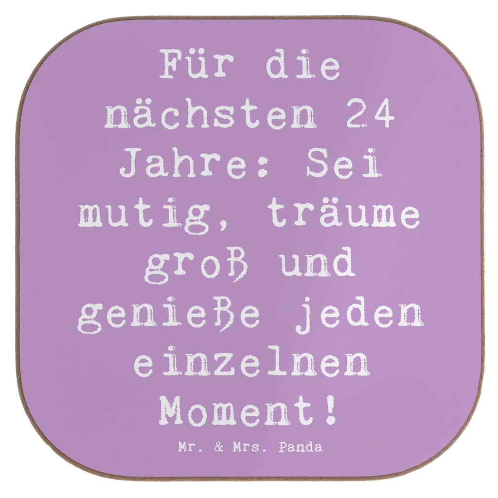 Square coaster Saying Für die nächsten 24 Jahre: Sei mutig, träume groß und genieße jeden einzelnen Moment! Untersetzer, Untersetzer Design, Untersetzer Gläser, Untersetzer für Gläser, Tassen Untersetzer, Korkuntersetzer, Glasuntersetzer, Untersetzer Holz, Bierdeckel, Holzuntersetzer, Untersetzer aus Holz, Getränkeuntersetzer, Geburtstag, Geburtstagsgeschenk, Geschenk