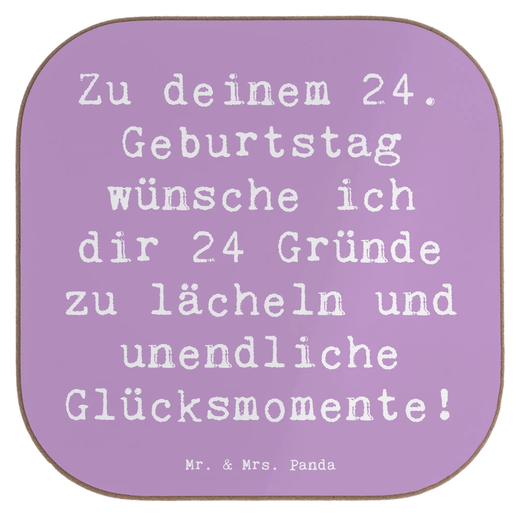 Square coaster Saying Zu deinem 24. Geburtstag wünsche ich dir 24 Gründe zu lächeln und unendliche Glücksmomente! Untersetzer Gläser, Untersetzer Design, Bierdeckel, Untersetzer, Holzuntersetzer, Getränkeuntersetzer, Untersetzer für Gläser, Glasuntersetzer, Untersetzer aus Holz, Korkuntersetzer, Untersetzer Holz, Tassen Untersetzer, Geburtstag, Geburtstagsgeschenk, Geschenk