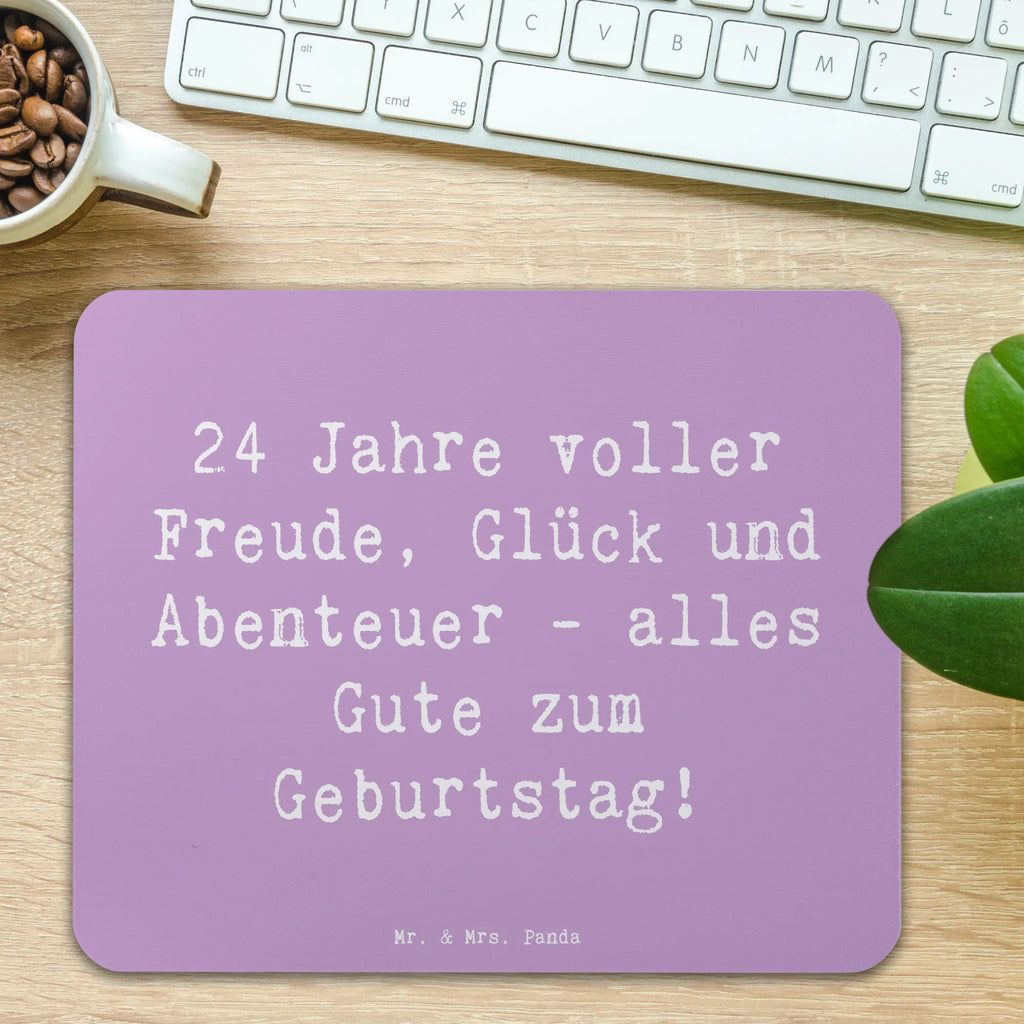 Mauspad Spruch 24. Geburtstag Computer zubehör, Mausunterlage, Mauspad Büro, Designer Mauspad, Mousepad, PC Zubehör, Arbeitszimmer, Büroausstattung, Mauspad, Einzigartiges Mauspad, Geburtstag, Geburtstagsgeschenk, Geschenk