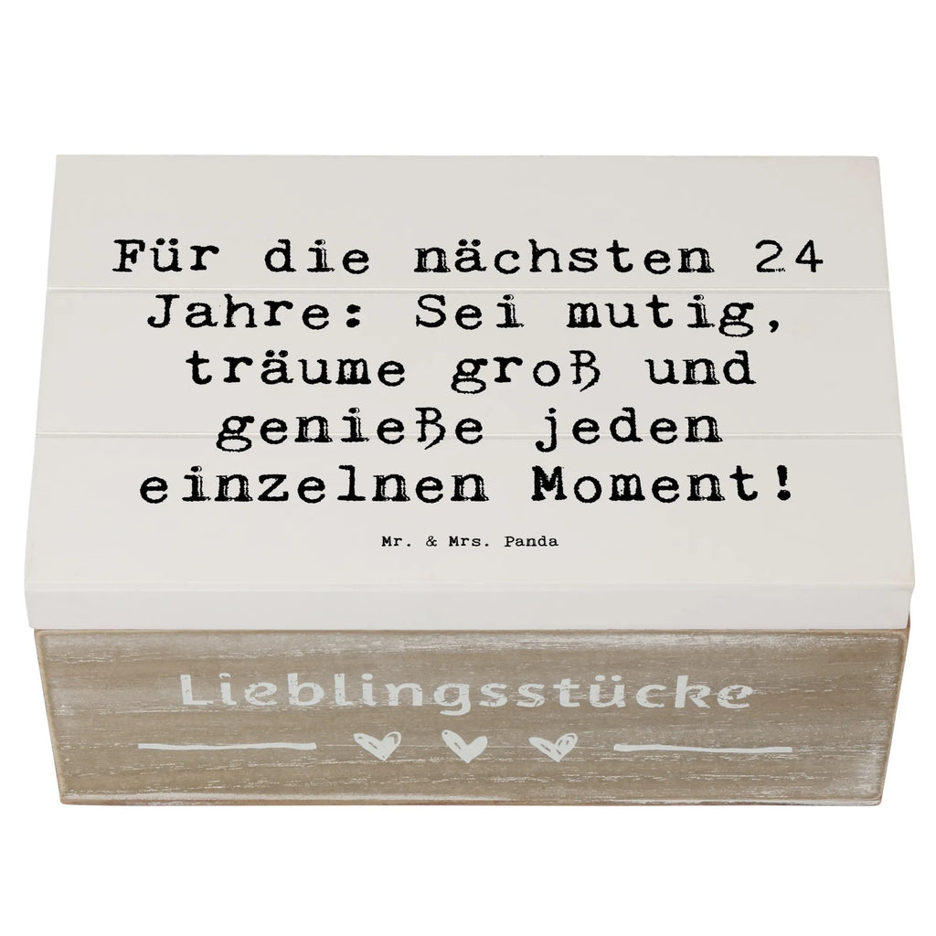 Holzkiste Spruch 24. Geburtstag Mutig Träumen Schatzkiste, Schatulle, Holzkiste, Geschenkbox, Geschenkdose, Erinnerungsbox, Erinnerungskiste, Kiste, Dekokiste, XXL, Truhe, Aufbewahrungsbox, Geburtstag, Geburtstagsgeschenk, Geschenk