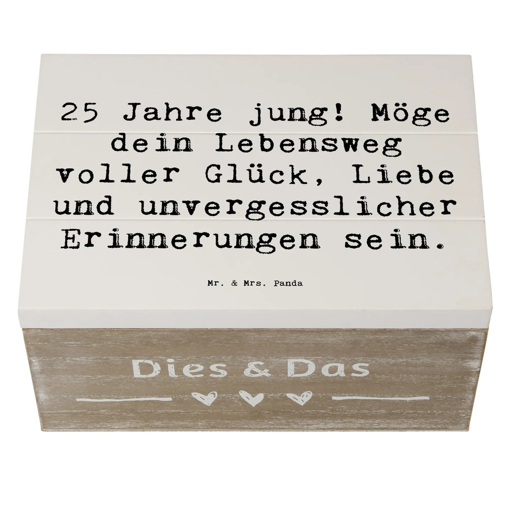 Holzkiste Spruch 25. Geburtstag Glück Schatzkiste, Erinnerungskiste, Holzkiste, Truhe, Aufbewahrungsbox, Geschenkbox, XXL, Dekokiste, Erinnerungsbox, Schatulle, Kiste, Geschenkdose, Geburtstag, Geburtstagsgeschenk, Geschenk