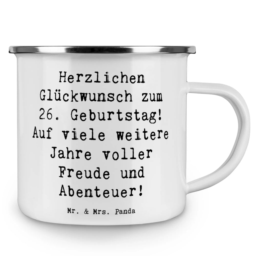 Enamel camping mug Saying Herzlichen Glückwunsch zum 26. Geburtstag! Auf viele weitere Jahre voller Freude und Abenteuer! Emaille Tasse Camping, Tasse Camping, Outdoor Becher, Emaille Becher Camping, Emaille Trinkbecher, Campingtasse, Camping Becher Edelstahl, Outdoor Tasse, Kaffee Blechtasse, Metall Tasse, Camping Tassen, Blechtasse, Emaille Campingbecher, Tasse Emaille, Metalltasse für Camping, Camping Becher, Blechtasse Outdoor, Emaille Becher, Blechtassen, Campingbecher, Edelstahl Trinkbecher, Camping Tasse Emaille, Emaille Tassen, Metalltasse, Trinkbecher, Campingtassen, Emailletasse, Camping Tassen Emaille, Camping Tasse Metall, Emaille Tasse, Geburtstag, Geburtstagsgeschenk, Geschenk