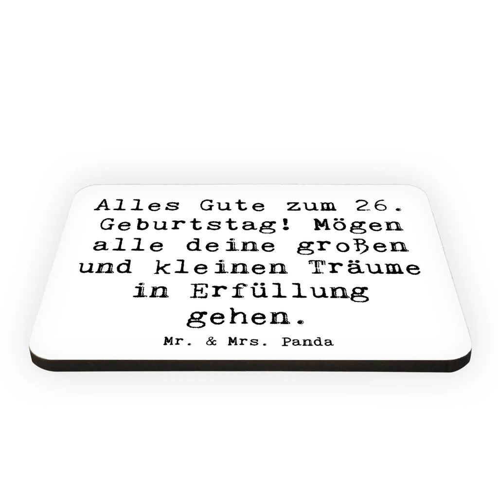 Magnet Spruch 26. Geburtstag Kühlschrankmagnet, Whiteboard Magnet, Dekomagnet, Kühlschrank Dekoration, Notiz Magnet, Motivmagnete, Pinnwandmagnet, Souvenir Magnet, Geburtstag, Geburtstagsgeschenk, Geschenk