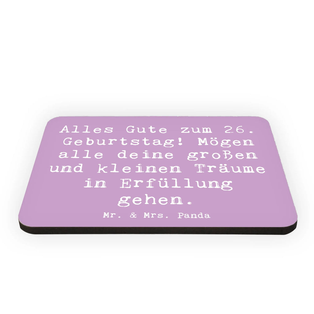 Magnet Spruch 26. Geburtstag Kühlschrankmagnet, Whiteboard Magnet, Dekomagnet, Kühlschrank Dekoration, Notiz Magnet, Motivmagnete, Pinnwandmagnet, Souvenir Magnet, Geburtstag, Geburtstagsgeschenk, Geschenk