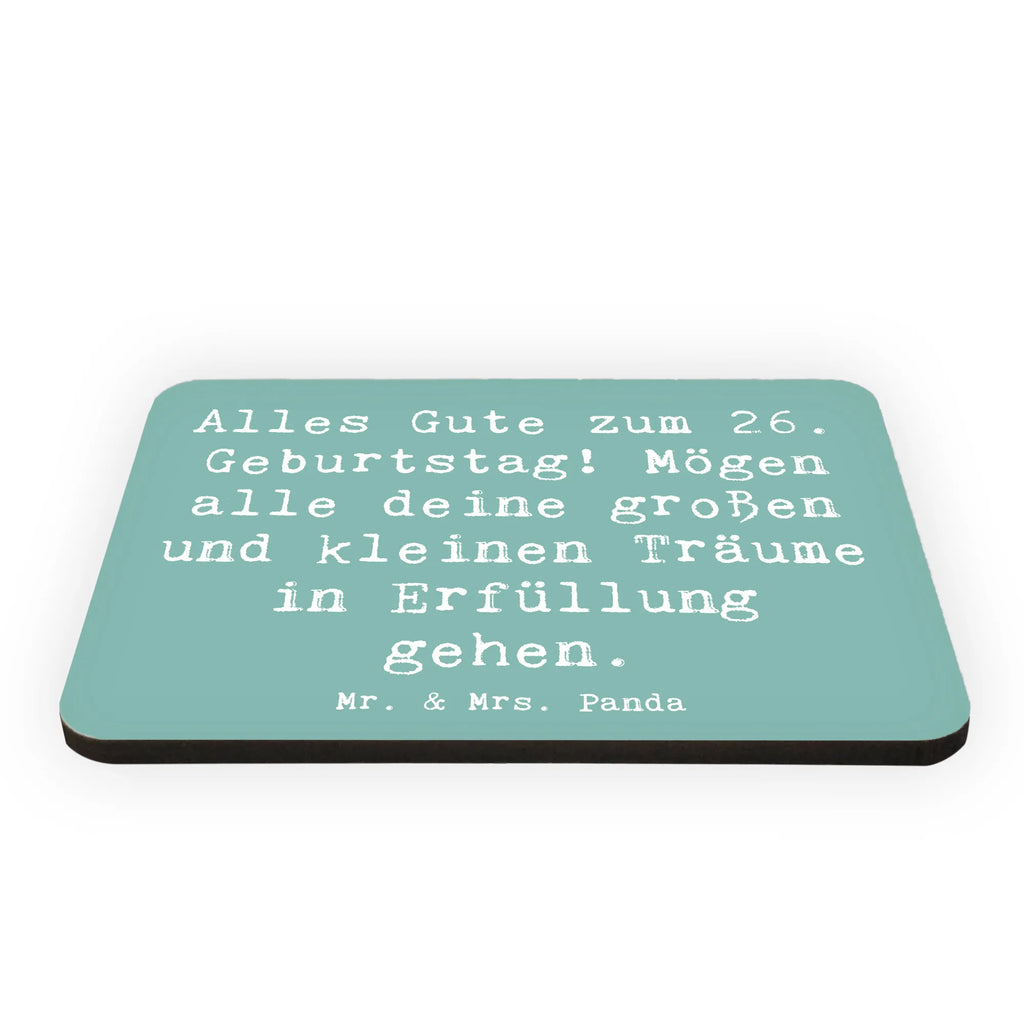 Magnet Spruch 26. Geburtstag Kühlschrankmagnet, Whiteboard Magnet, Dekomagnet, Kühlschrank Dekoration, Notiz Magnet, Motivmagnete, Pinnwandmagnet, Souvenir Magnet, Geburtstag, Geburtstagsgeschenk, Geschenk