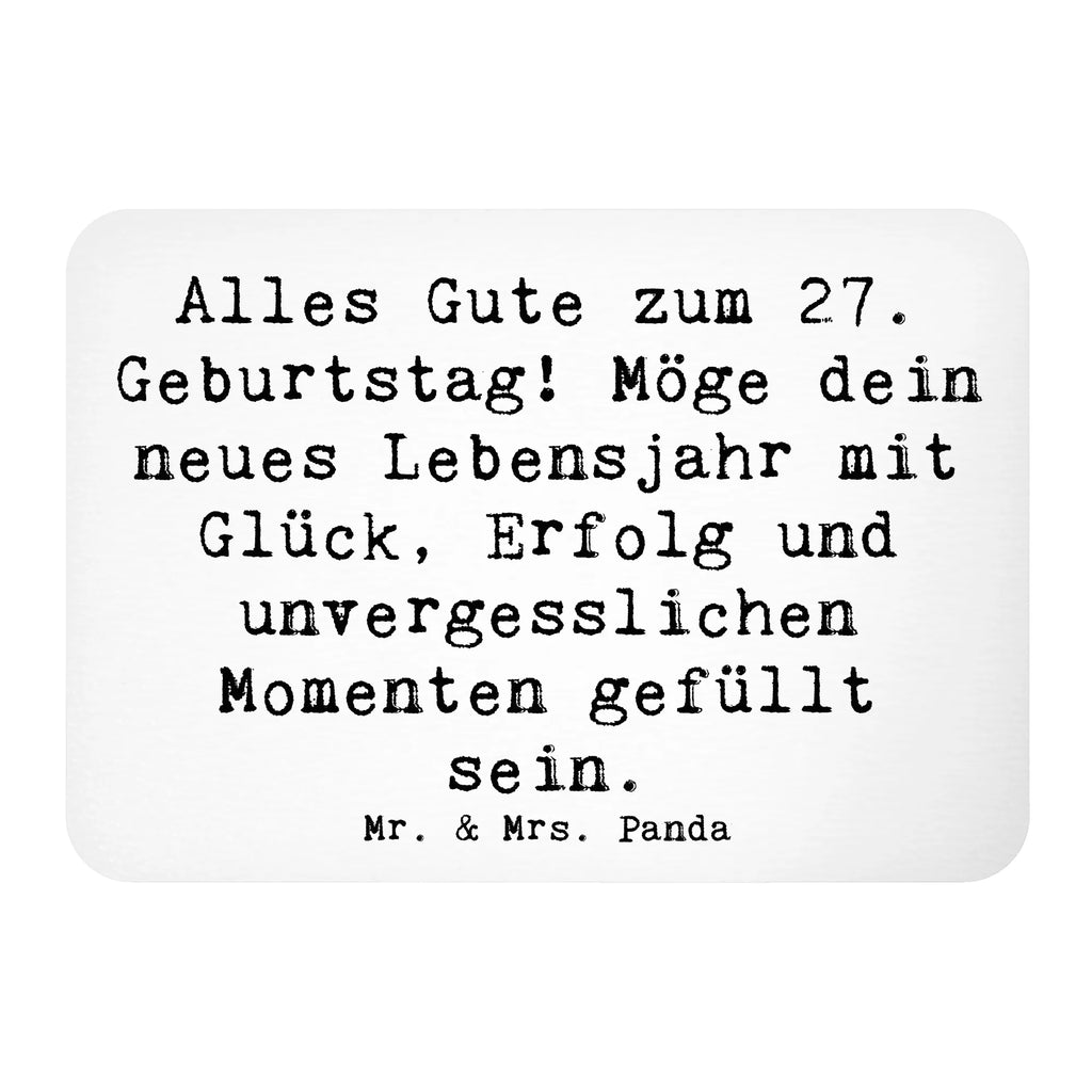 Magnet Spruch 27. Geburtstag Dekomagnet, Whiteboard Magnet, Souvenir Magnet, Pinnwandmagnet, Notiz Magnet, Kühlschrank Dekoration, Kühlschrankmagnet, Motivmagnete, Geburtstag, Geburtstagsgeschenk, Geschenk