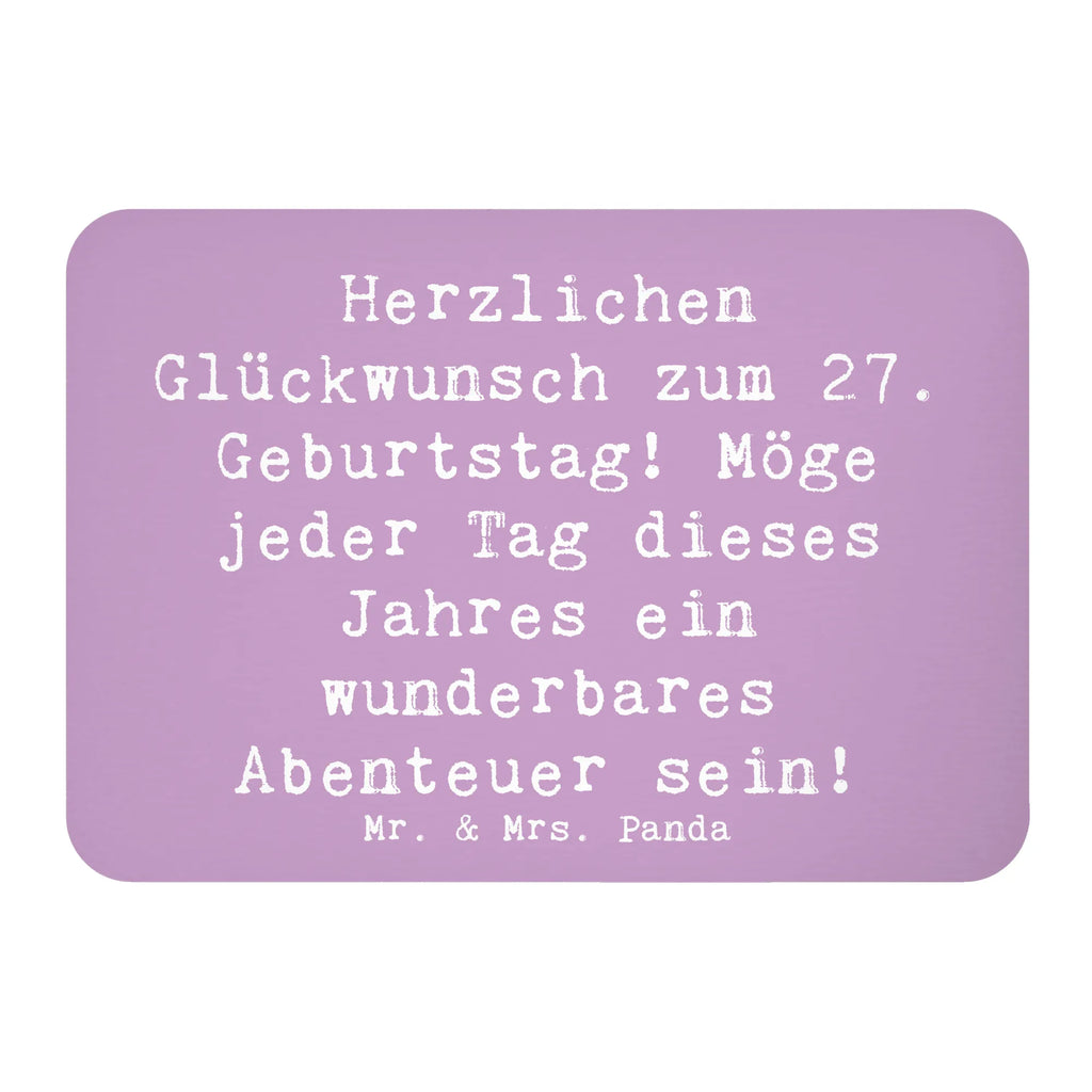 Magnet Saying Herzlichen Glückwunsch zum 27. Geburtstag! Möge jeder Tag dieses Jahres ein wunderbares Abenteuer sein! Dekomagnet, Kühlschrank Dekoration, Pinnwandmagnet, Souvenir Magnet, Whiteboard Magnet, Motivmagnete, Notiz Magnet, Kühlschrankmagnet, Geburtstag, Geburtstagsgeschenk, Geschenk