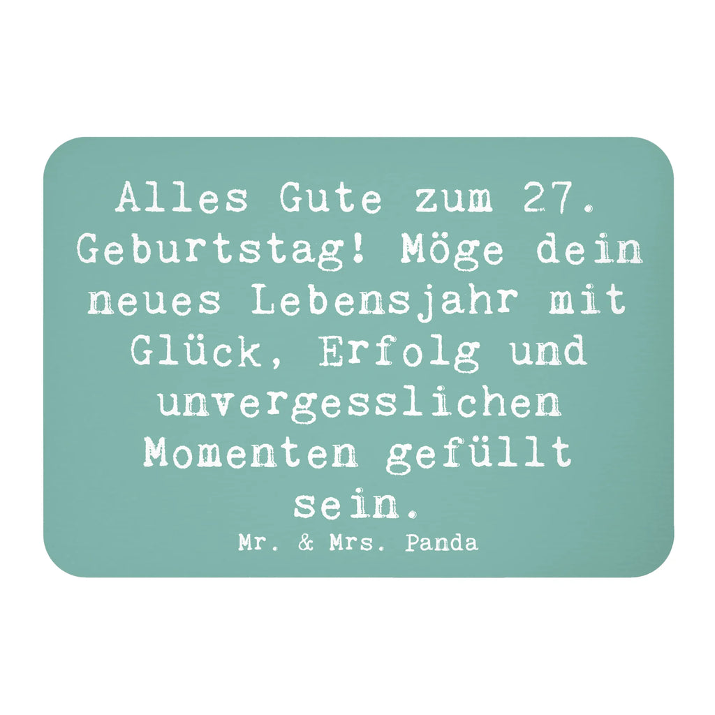 Magnet Spruch 27. Geburtstag Dekomagnet, Whiteboard Magnet, Souvenir Magnet, Pinnwandmagnet, Notiz Magnet, Kühlschrank Dekoration, Kühlschrankmagnet, Motivmagnete, Geburtstag, Geburtstagsgeschenk, Geschenk