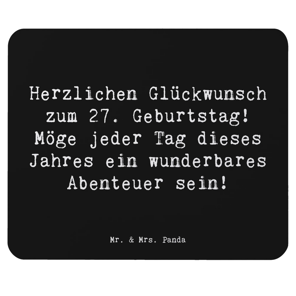 Mauspad Spruch 27. Geburtstag Abenteuer Mausunterlage, Arbeitszimmer, Mauspad Büro, Einzigartiges Mauspad, Mauspad, Büroausstattung, PC Zubehör, Mousepad, Computer zubehör, Designer Mauspad, Geburtstag, Geburtstagsgeschenk, Geschenk