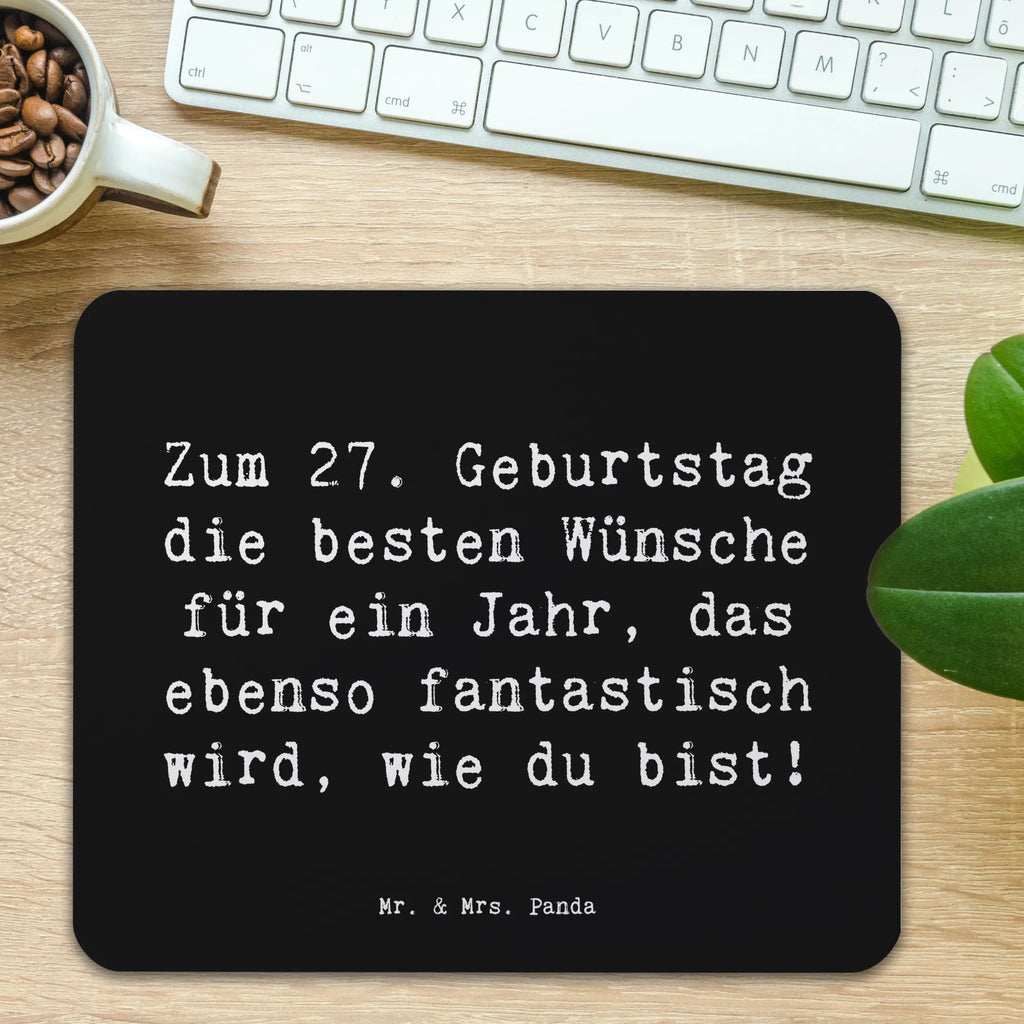 Mauspad Spruch 27. Geburtstag Wünsche Mousepad, Büroausstattung, Mausunterlage, Arbeitszimmer, Computer zubehör, Einzigartiges Mauspad, Designer Mauspad, Mauspad, Mauspad Büro, PC Zubehör, Geburtstag, Geburtstagsgeschenk, Geschenk