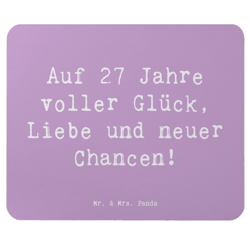 Mouse mat Saying Auf 27 Jahre voller Glück, Liebe und neuer Chancen! Computer zubehör, Büroausstattung, Einzigartiges Mauspad, Mausunterlage, Mauspad Büro, PC Zubehör, Mousepad, Mauspad, Arbeitszimmer, Designer Mauspad, Geburtstag, Geburtstagsgeschenk, Geschenk