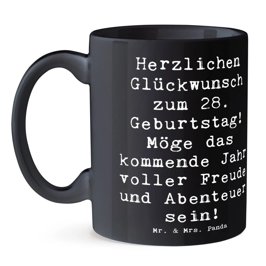 Mug Saying Herzlichen Glückwunsch zum 28. Geburtstag! Möge das kommende Jahr voller Freude und Abenteuer sein! Bürotasse, Teetasse, Keramiktasse, Porzellantasse, Tasse, Kaffeetasse, Tasse mit Zitaten, Geschenktasse, Tasse mit Motiven, Geburtstag, Geburtstagsgeschenk, Geschenk