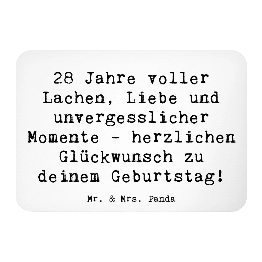 Magnet Saying 28 Jahre voller Lachen, Liebe und unvergesslicher Momente - herzlichen Glückwunsch zu deinem Geburtstag! Kühlschrank Dekoration, Souvenir Magnet, Kühlschrankmagnet, Notiz Magnet, Pinnwandmagnet, Whiteboard Magnet, Dekomagnet, Motivmagnete, Geburtstag, Geburtstagsgeschenk, Geschenk