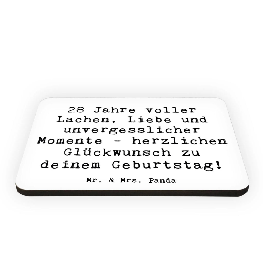 Magnet Saying 28 Jahre voller Lachen, Liebe und unvergesslicher Momente - herzlichen Glückwunsch zu deinem Geburtstag! Kühlschrank Dekoration, Souvenir Magnet, Kühlschrankmagnet, Notiz Magnet, Pinnwandmagnet, Whiteboard Magnet, Dekomagnet, Motivmagnete, Geburtstag, Geburtstagsgeschenk, Geschenk