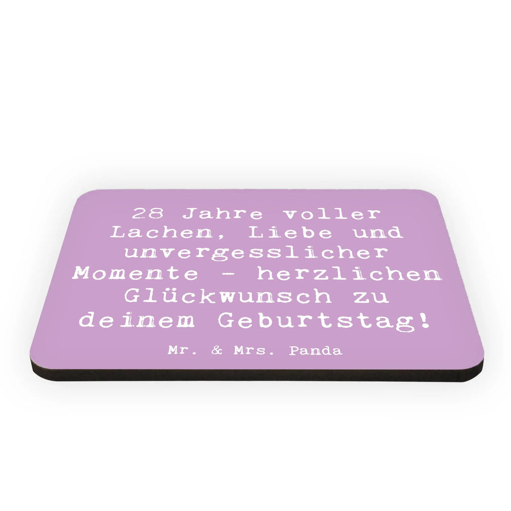 Magnet Saying 28 Jahre voller Lachen, Liebe und unvergesslicher Momente - herzlichen Glückwunsch zu deinem Geburtstag! Kühlschrank Dekoration, Souvenir Magnet, Kühlschrankmagnet, Notiz Magnet, Pinnwandmagnet, Whiteboard Magnet, Dekomagnet, Motivmagnete, Geburtstag, Geburtstagsgeschenk, Geschenk