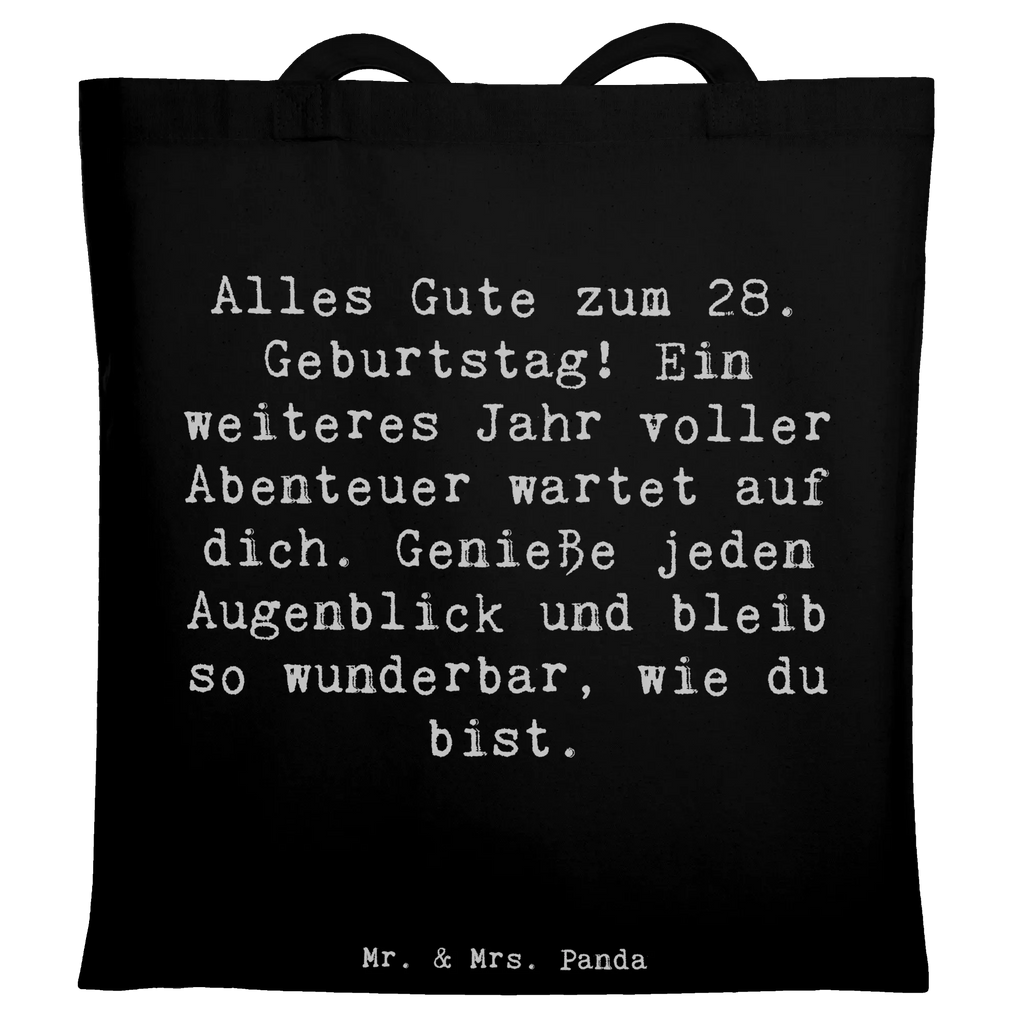 Tragetasche Spruch 28. Geburtstag Beuteltasche, Beutel, Einkaufstasche, Jutebeutel, Stoffbeutel, Tasche, Shopper, Umhängetasche, Strandtasche, Schultertasche, Stofftasche, Tragetasche, Badetasche, Jutetasche, Einkaufstüte, Laptoptasche, Geburtstag, Geburtstagsgeschenk, Geschenk