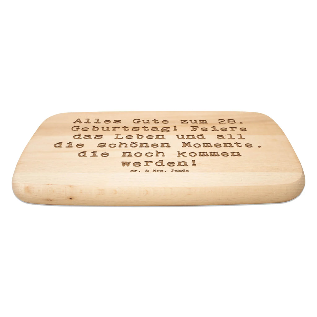 Śniadaniowa deska Przysłowie Alles Gute zum 28. Geburtstag! Feiere das Leben und all die schönen Momente, die noch kommen werden! Urodziny, prezent urodzinowy, prezent