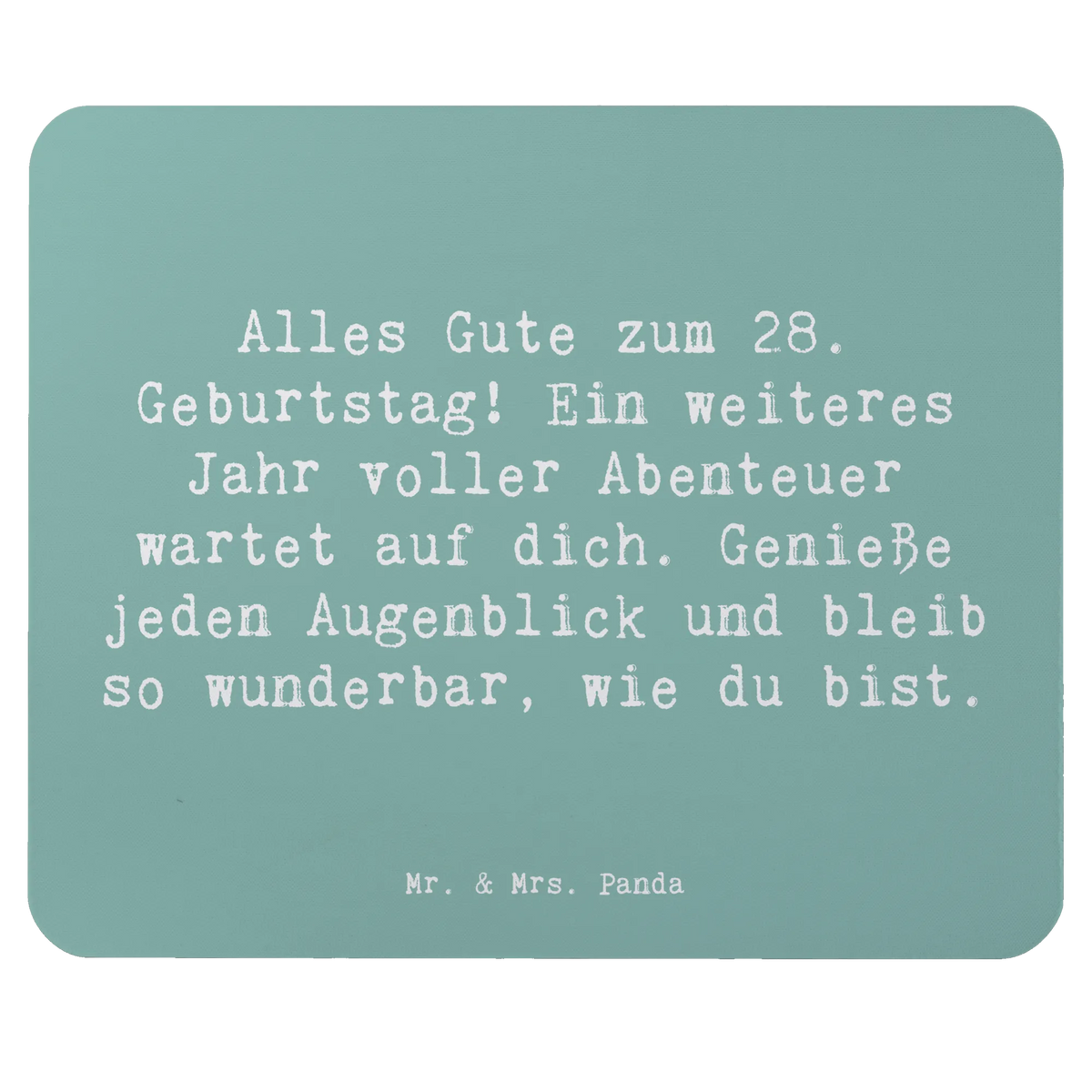 Mauspad Spruch 28. Geburtstag