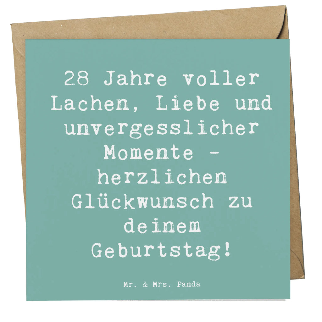 Deluxe Karte Spruch 28. Geburtstag Erinnerungen Klappkarte, Hochzeitskarte, Hochwertige Grußkarte, Karte, Geburtstagskarte, Glückwunschkarte, Grußkarte, Hochwertige Klappkarte, Einladungskarte, Geburtstag, Geburtstagsgeschenk, Geschenk