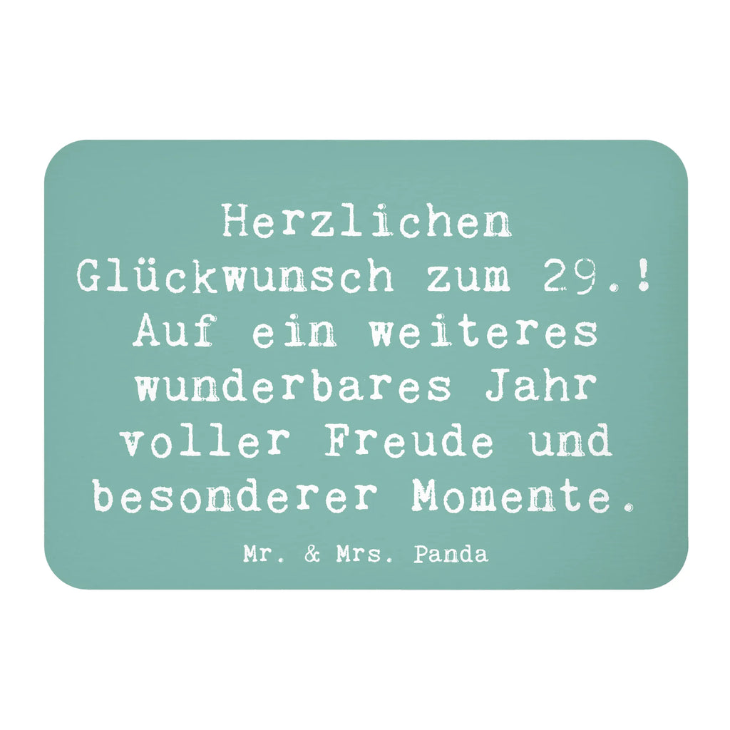 Magnet Spruch 29. Geburtstag Whiteboard Magnet, Pinnwandmagnet, Souvenir Magnet, Kühlschrankmagnet, Dekomagnet, Notiz Magnet, Motivmagnete, Kühlschrank Dekoration, Geburtstag, Geburtstagsgeschenk, Geschenk