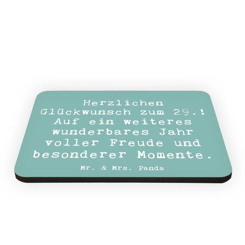 Magnet Spruch 29. Geburtstag Whiteboard Magnet, Pinnwandmagnet, Souvenir Magnet, Kühlschrankmagnet, Dekomagnet, Notiz Magnet, Motivmagnete, Kühlschrank Dekoration, Geburtstag, Geburtstagsgeschenk, Geschenk