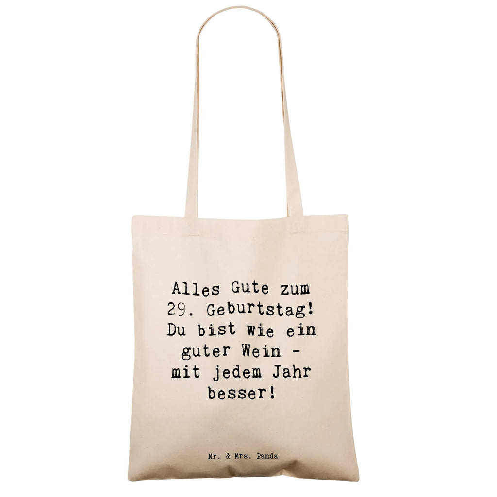 Tragetasche Spruch 29. Geburtstag Glückwünsche Beuteltasche, Beutel, Einkaufstasche, Jutebeutel, Stoffbeutel, Tasche, Shopper, Umhängetasche, Strandtasche, Schultertasche, Stofftasche, Tragetasche, Badetasche, Jutetasche, Einkaufstüte, Laptoptasche, Geburtstag, Geburtstagsgeschenk, Geschenk