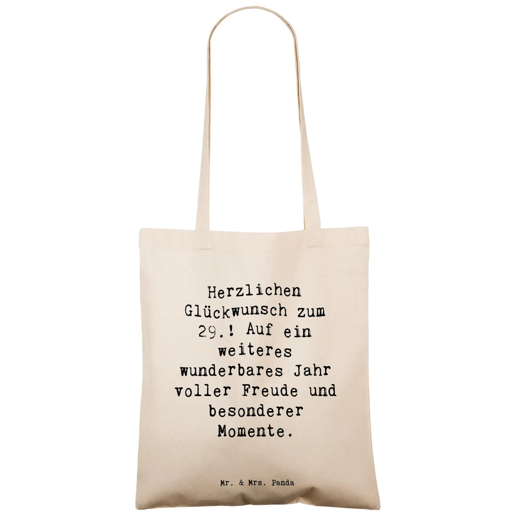 Tragetasche Spruch 29. Geburtstag Beuteltasche, Beutel, Einkaufstasche, Jutebeutel, Stoffbeutel, Tasche, Shopper, Umhängetasche, Strandtasche, Schultertasche, Stofftasche, Tragetasche, Badetasche, Jutetasche, Einkaufstüte, Laptoptasche, Geburtstag, Geburtstagsgeschenk, Geschenk
