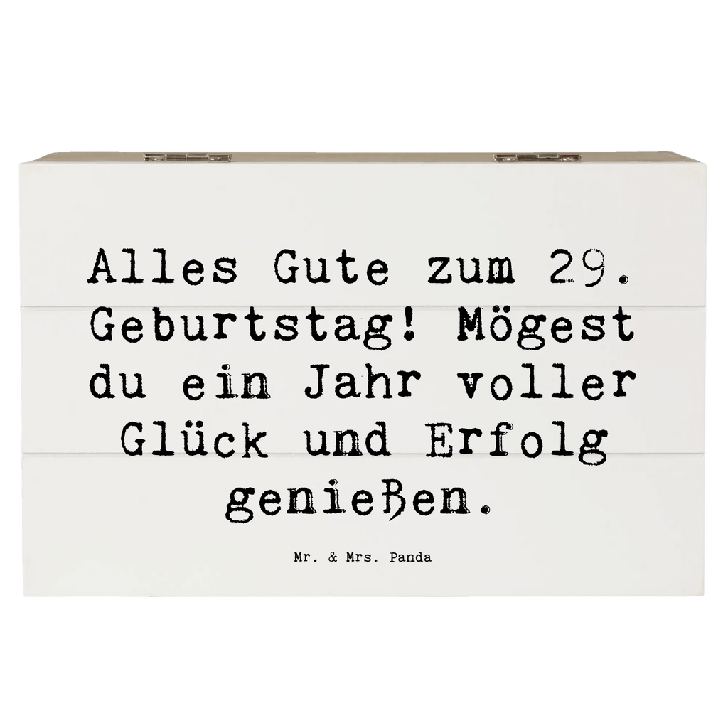 Holzkiste Spruch 29. Geburtstag Schatulle, Erinnerungskiste, Kiste, Schatzkiste, Geschenkbox, Holzkiste, Truhe, Erinnerungsbox, XXL, Dekokiste, Geschenkdose, Aufbewahrungsbox, Geburtstag, Geburtstagsgeschenk, Geschenk