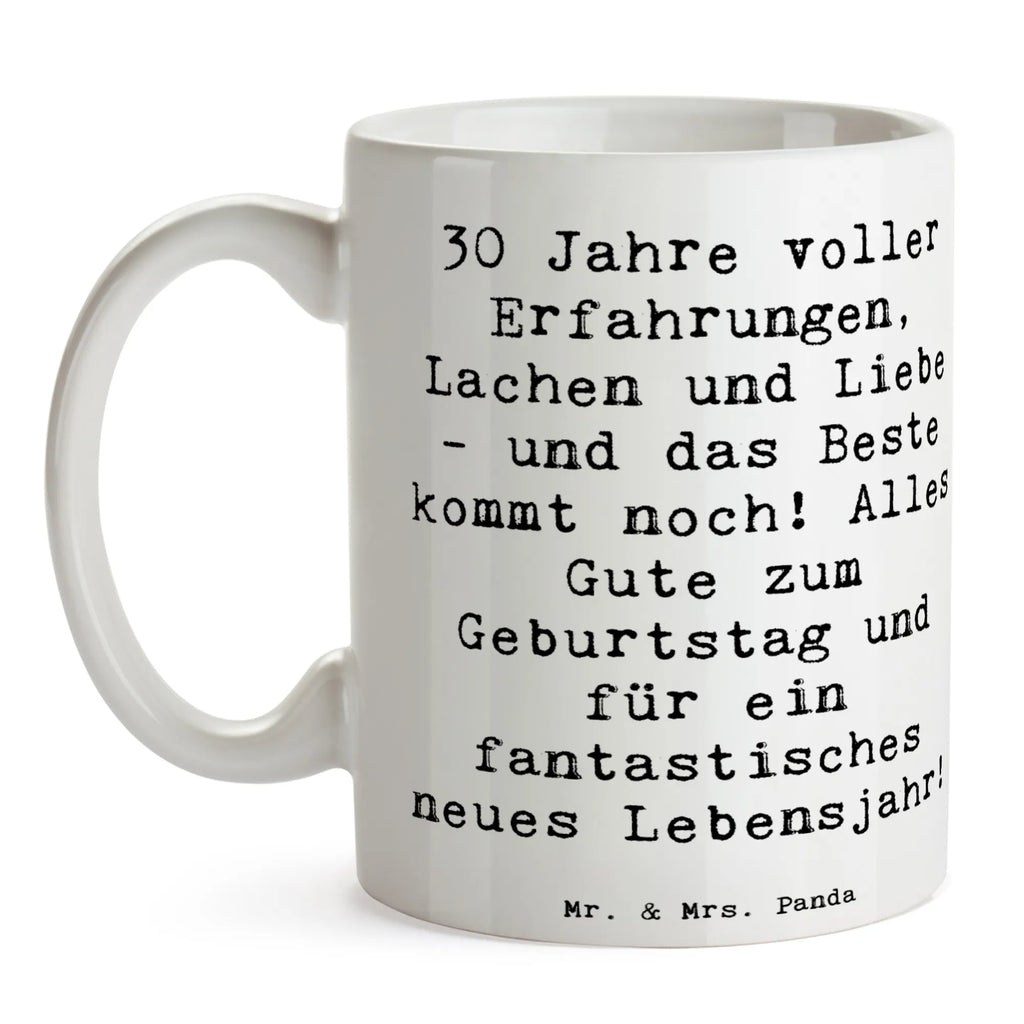Tasse Spruch 30. Geburtstag Porzellantasse, Geschenktasse, Tasse mit Zitaten, Teetasse, Kaffeetasse, Tasse, Keramiktasse, Bürotasse, Tasse mit Motiven, Geburtstag, Geburtstagsgeschenk, Geschenk