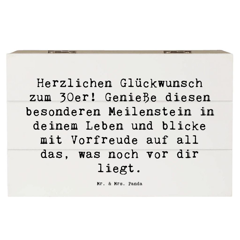 Wooden chest Saying Herzlichen Glückwunsch zum 30er! Genieße diesen besonderen Meilenstein in deinem Leben und blicke mit Vorfreude auf all das, was noch vor dir liegt. Dekokiste, Truhe, Aufbewahrungsbox, Holzkiste, Erinnerungsbox, XXL, Schatulle, Geschenkbox, Erinnerungskiste, Kiste, Schatzkiste, Geschenkdose, Geburtstag, Geburtstagsgeschenk, Geschenk
