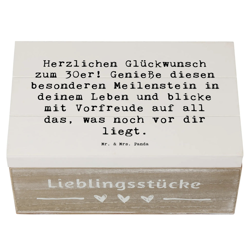 Wooden chest Saying Herzlichen Glückwunsch zum 30er! Genieße diesen besonderen Meilenstein in deinem Leben und blicke mit Vorfreude auf all das, was noch vor dir liegt. Dekokiste, Truhe, Aufbewahrungsbox, Holzkiste, Erinnerungsbox, XXL, Schatulle, Geschenkbox, Erinnerungskiste, Kiste, Schatzkiste, Geschenkdose, Geburtstag, Geburtstagsgeschenk, Geschenk