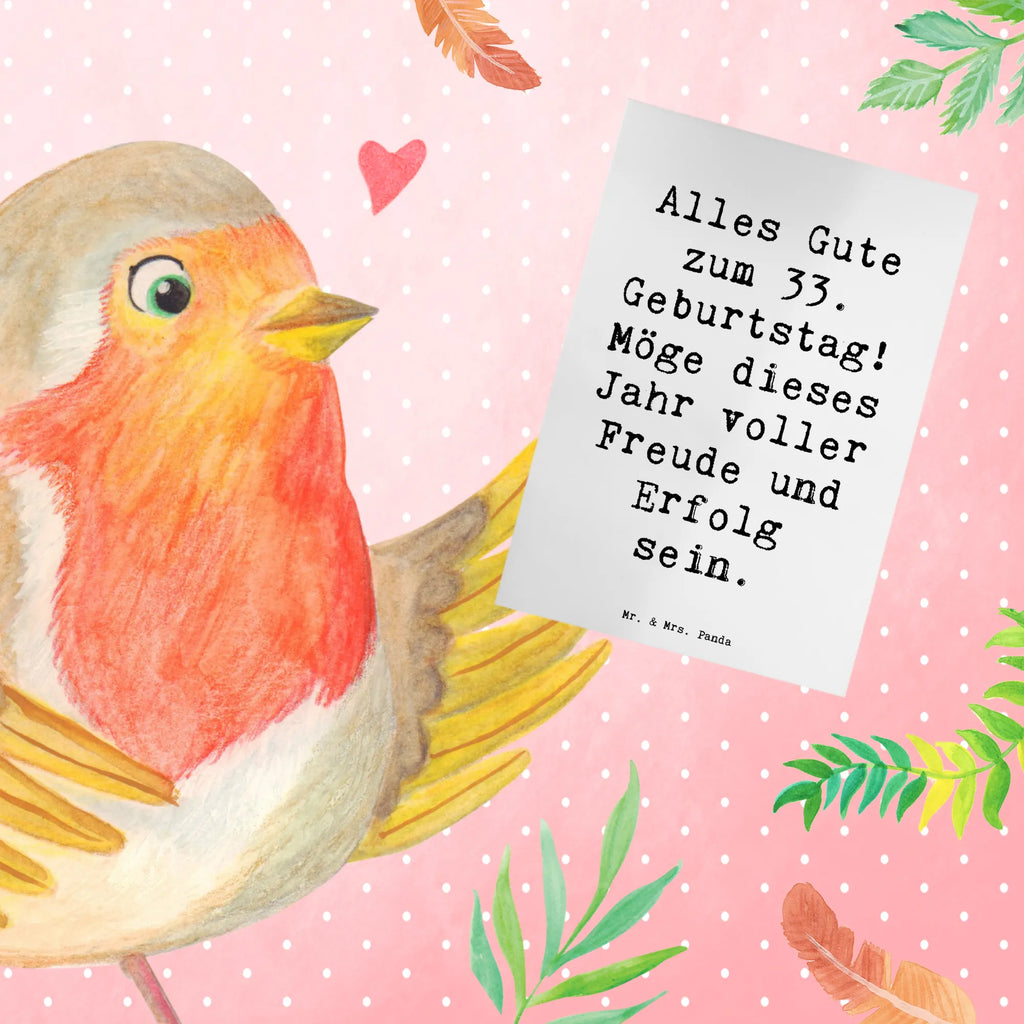 Grußkarte Spruch 33. Geburtstag Klappkarte, Grußkarte, Geburtstagskarte, Karte, Einladungskarte, Hochzeitskarte, Ansichtskarten, Glückwunschkarte, Geburtstag, Geburtstagsgeschenk, Geschenk