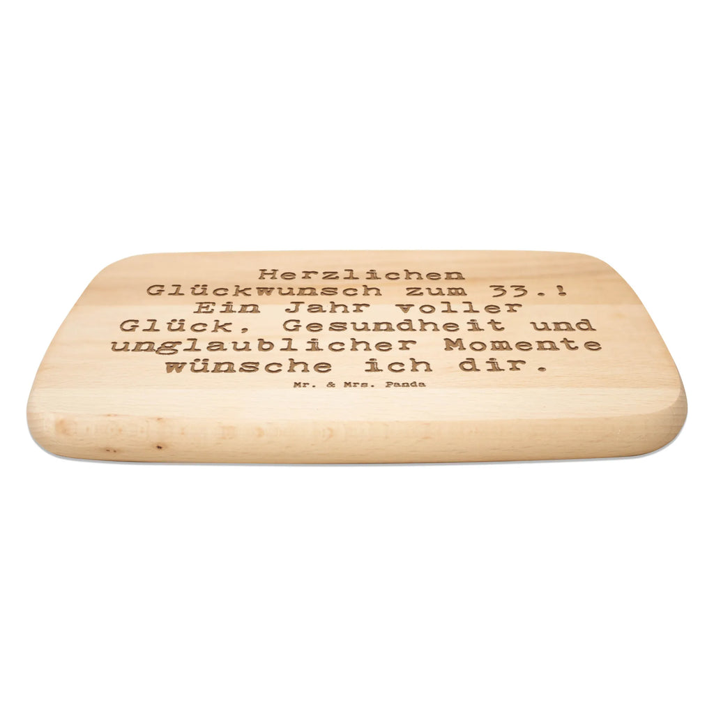 Śniadaniowa deska Przysłowie Herzlichen Glückwunsch zum 33.! Ein Jahr voller Glück, Gesundheit und unglaublicher Momente wünsche ich dir. Urodziny, prezent urodzinowy, prezent