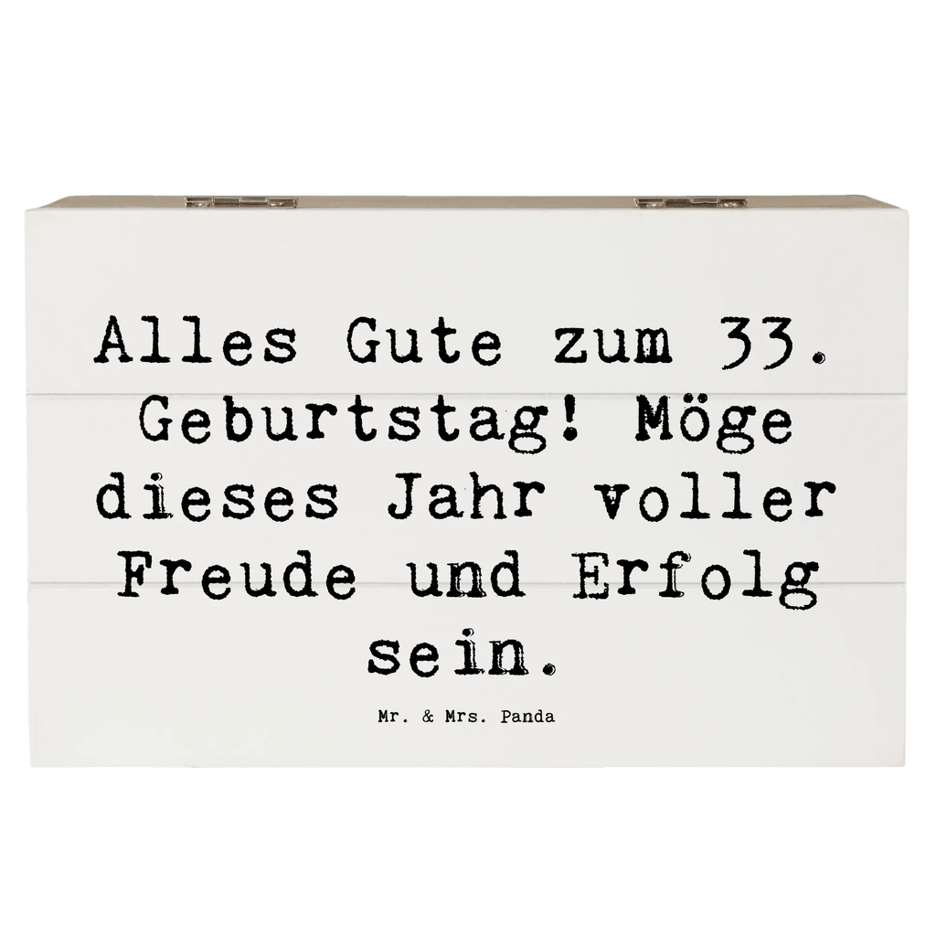 Holzkiste Spruch 33. Geburtstag Truhe, Holzkiste, Schatzkiste, Geschenkbox, Erinnerungskiste, Dekokiste, Aufbewahrungsbox, Geschenkdose, Schatulle, Kiste, XXL, Erinnerungsbox, Geburtstag, Geburtstagsgeschenk, Geschenk