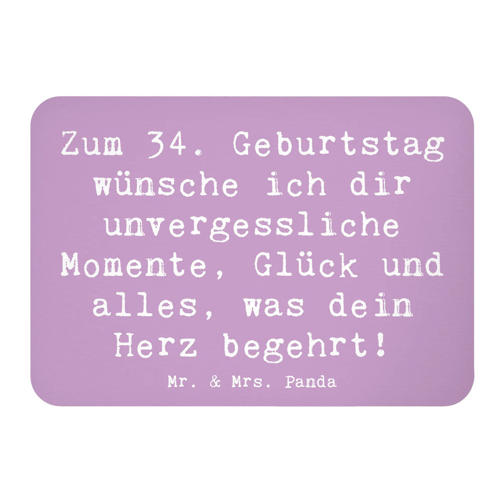 Magnet Spruch 34. Geburtstag Glückwünsche Whiteboard Magnet, Kühlschrankmagnet, Notiz Magnet, Dekomagnet, Souvenir Magnet, Motivmagnete, Pinnwandmagnet, Kühlschrank Dekoration, Geburtstag, Geburtstagsgeschenk, Geschenk