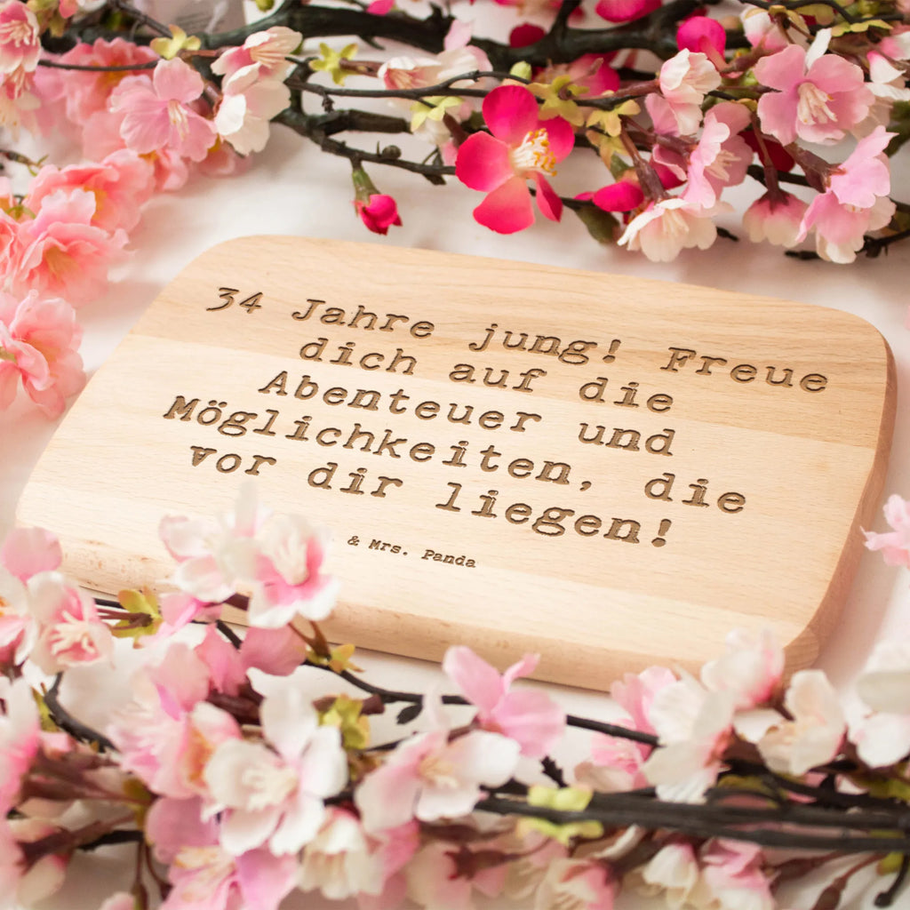 Schneidebrett Spruch 34. Geburtstag Schneidebrett Holz, Frühstücksbrett, Schneidebrett, Frühstücksbrettchen, Holzbrett, Küchenbrett, Geburtstag, Geburtstagsgeschenk, Geschenk