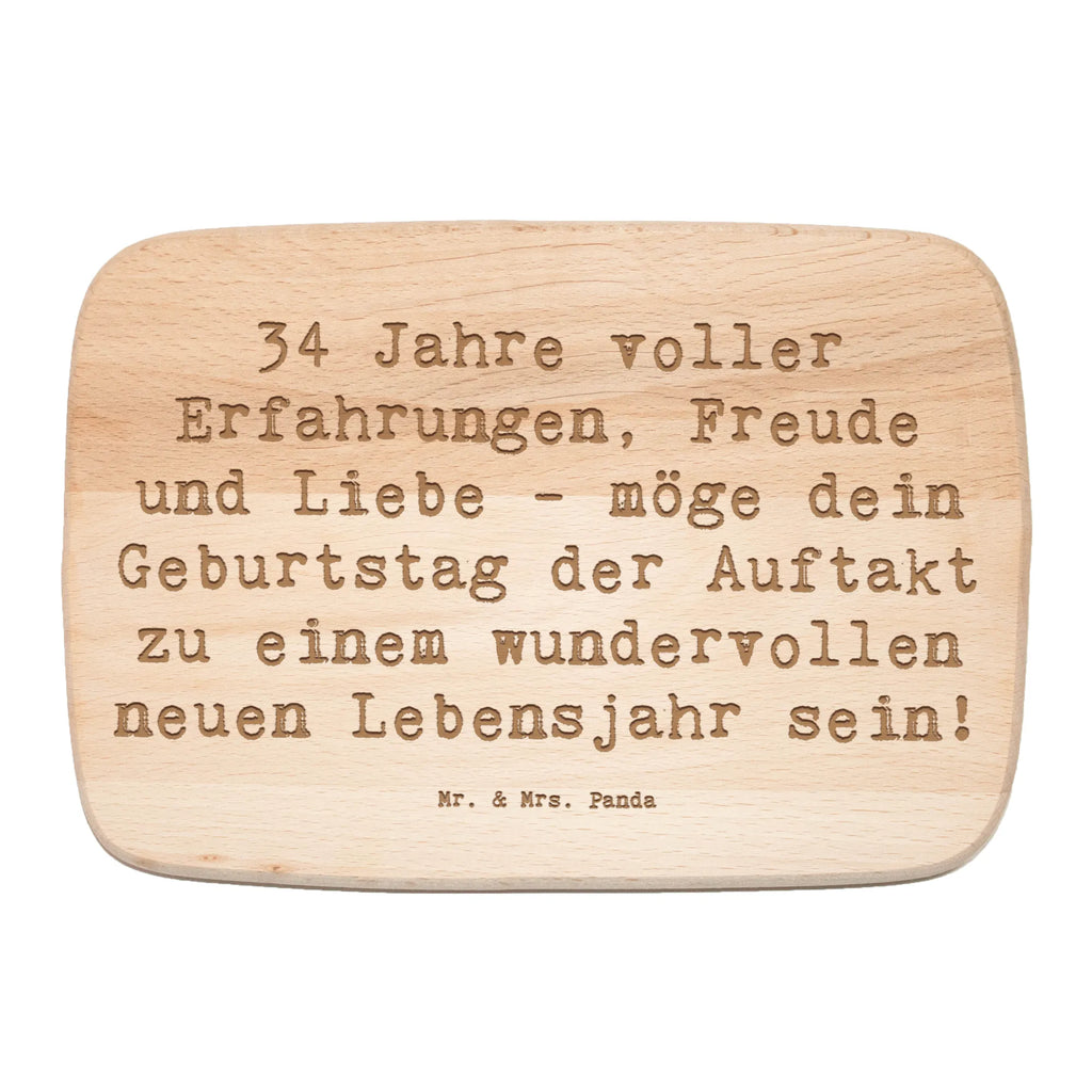 Küchenbrett Spruch 34. Geburtstag Erlebnisse Holzbrett, Küchenbrett, Frühstücksbrettchen, Frühstücksbrett, Schneidebrett Holz, Schneidebrett, Geburtstag, Geburtstagsgeschenk, Geschenk