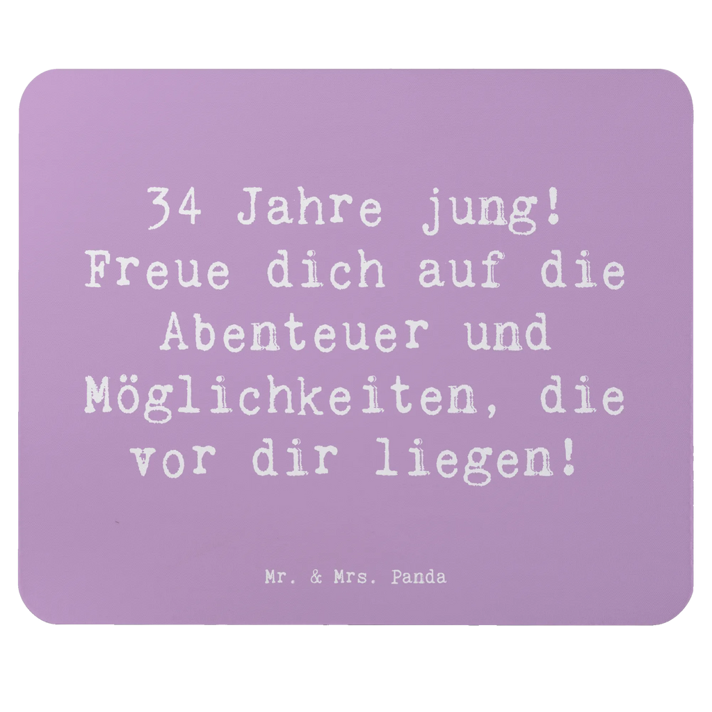 Mouse mat Saying 34 Jahre jung! Freue dich auf die Abenteuer und Möglichkeiten, die vor dir liegen! Mousepad, Arbeitszimmer, Mauspad Büro, Mauspad, Mausunterlage, PC Zubehör, Designer Mauspad, Büroausstattung, Computer zubehör, Einzigartiges Mauspad, Geburtstag, Geburtstagsgeschenk, Geschenk