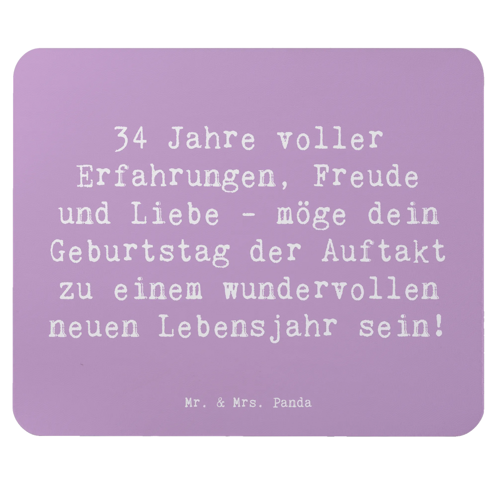 Mauspad Spruch 34. Geburtstag Erlebnisse Büroausstattung, Einzigartiges Mauspad, Mausunterlage, Mauspad Büro, Mauspad, Mousepad, Arbeitszimmer, Designer Mauspad, PC Zubehör, Computer zubehör, Geburtstag, Geburtstagsgeschenk, Geschenk