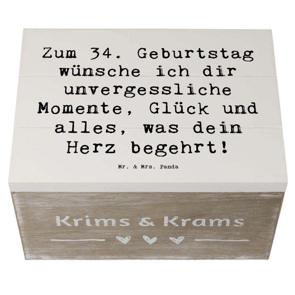 Wooden chest Saying Zum 34. Geburtstag wünsche ich dir unvergessliche Momente, Glück und alles, was dein Herz begehrt! Dekokiste, Erinnerungskiste, Holzkisten, Truhe, Kiste, Holztruhe, Schatzkiste, Holzkiste, Aufbewahrungsbox Holz, Holzboxen, Aufbewahrungskiste, Holzbox, Holzkiste mit Deckel, Aufbewahrungsbox aus Holz, Erinnerungsbox Hochzeit, Schatulle, Erinnerungsbox Baby, Ordnungsbox, Holz Aufbewahrungsbox, Schmuckkästchen, Dekorative Holzkiste, Geschenkbox, Holzbox mit Deckel, Erinnerungsbox, Box aus Holz, Deko Box, Aufbewahrungsbox, Geschenk, Geburtstag, Geburtstagsgeschenk