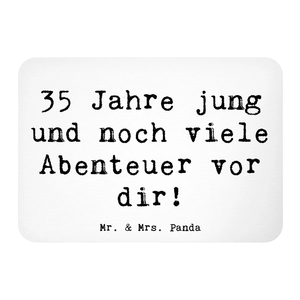 Magnet Spruch 35. Geburtstag Abenteuer Notiz Magnet, Whiteboard Magnet, Motivmagnete, Pinnwandmagnet, Dekomagnet, Kühlschrank Dekoration, Souvenir Magnet, Kühlschrankmagnet, Geburtstag, Geburtstagsgeschenk, Geschenk