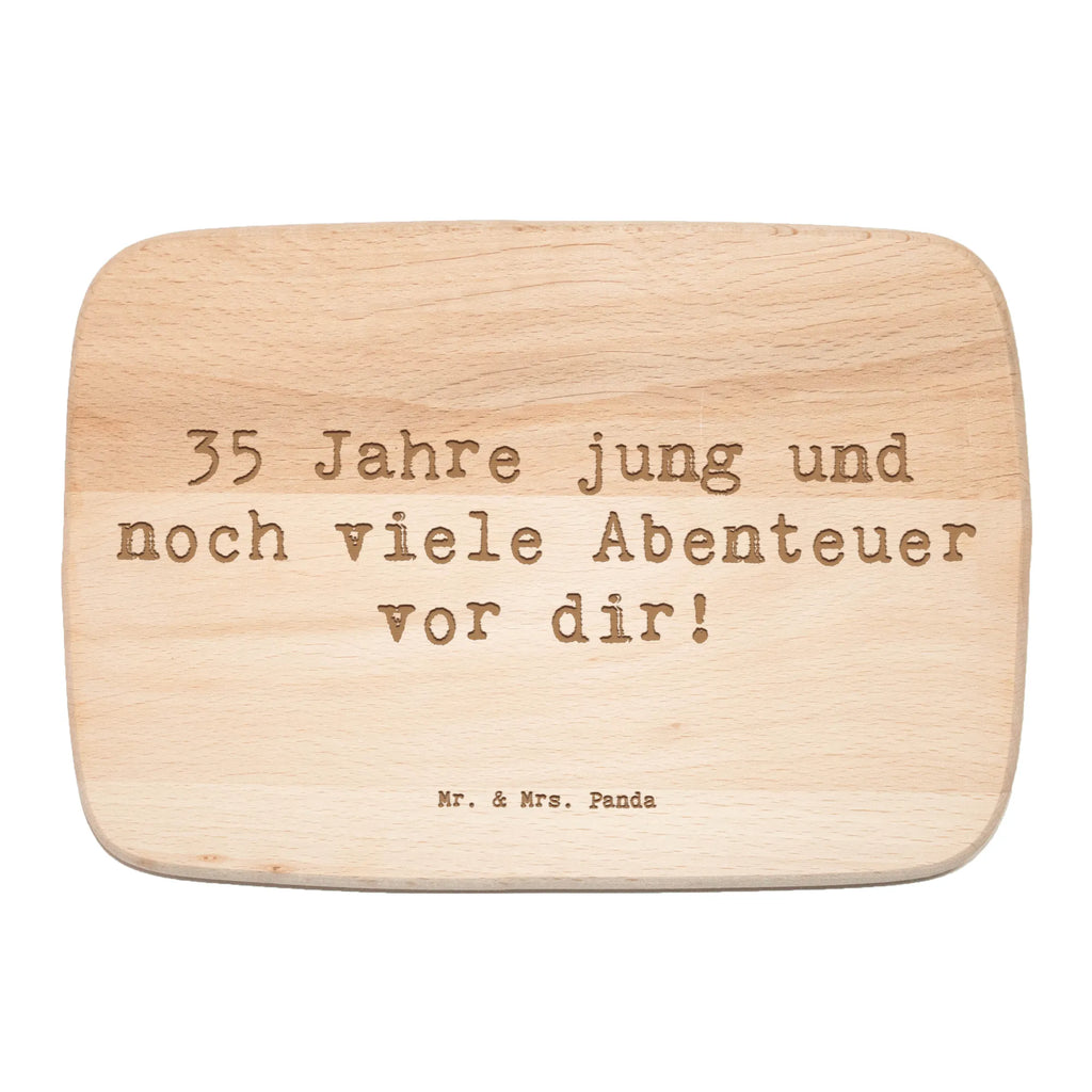 Holzbrett Spruch 35. Geburtstag Abenteuer Frühstücksbrettchen, Holzbrett, Küchenbrett, Schneidebrett, Schneidebrett Holz, Frühstücksbrett, Geburtstag, Geburtstagsgeschenk, Geschenk