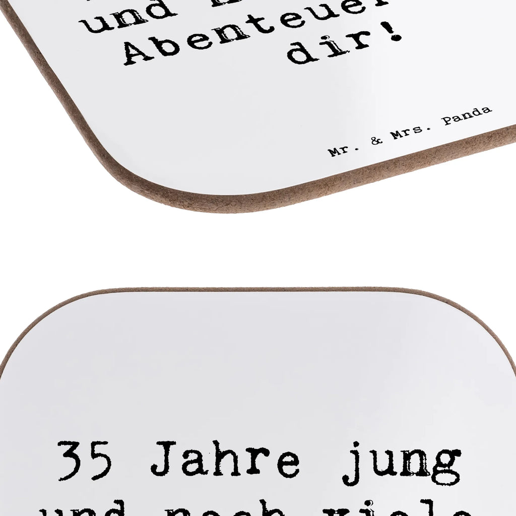 Square coaster Saying 35 Jahre jung und noch viele Abenteuer vor dir! Glasuntersetzer, Untersetzer, Untersetzer Holz, Untersetzer Gläser, Untersetzer für Gläser, Untersetzer aus Holz, Holzuntersetzer, Korkuntersetzer, Getränkeuntersetzer, Tassen Untersetzer, Bierdeckel, Untersetzer Design, Geburtstag, Geburtstagsgeschenk, Geschenk